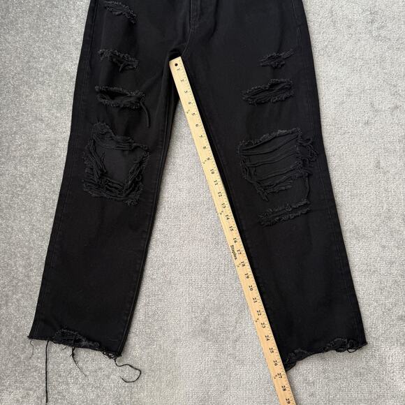 Altar'd State Jeans Womens 27 Ceros Distressed High Rise Straight Leg Ripped - Picture 8 of 11